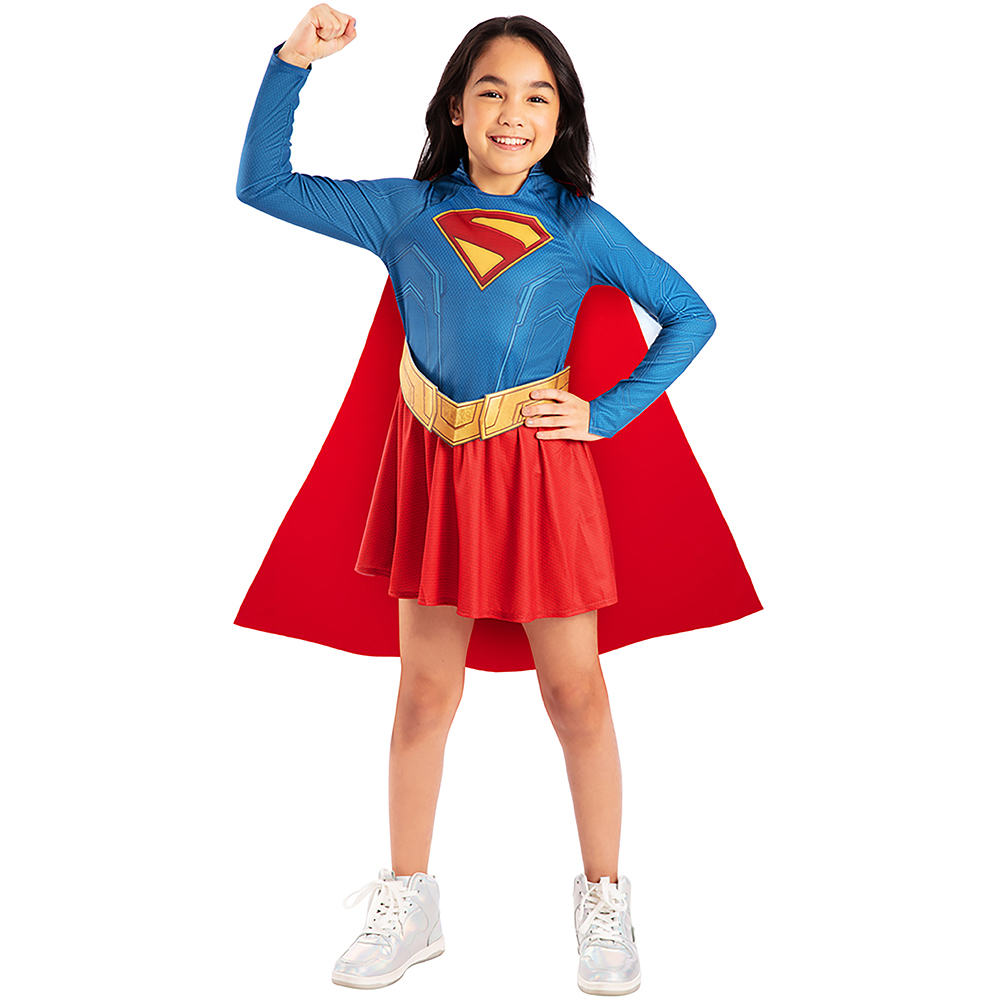 Supergirl Kids Costume 9-10 Years Image 6