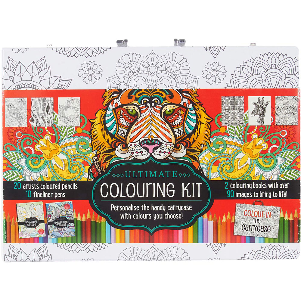 Hinkler Ultimate Colouring Case Art Kit Image 1
