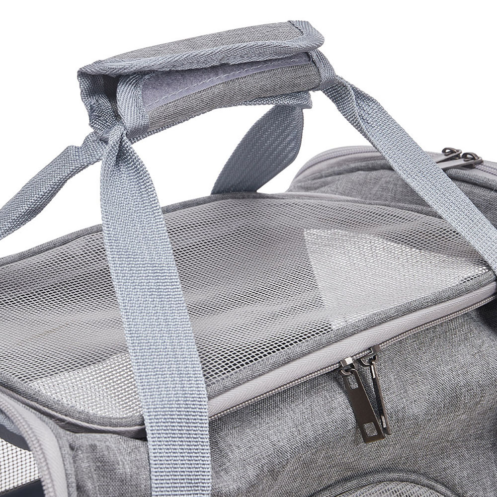 H&O Direct Oxford Pet Carrier Bag with Mat Image 4