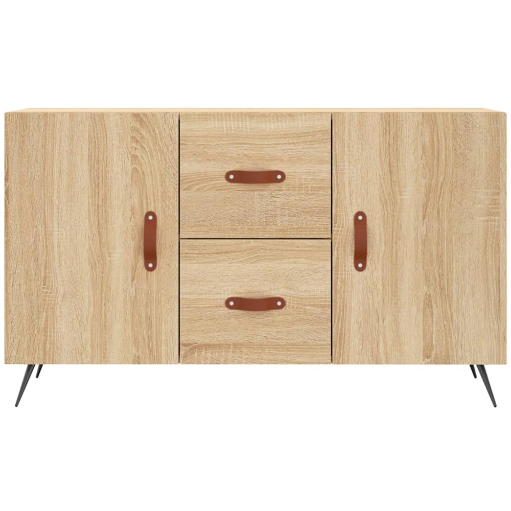 vidaXL 2 Door 2 Drawer Sonoma Oak Sideboard Image 6