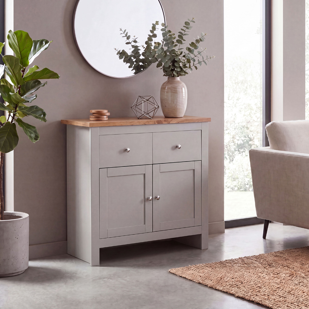 VIDA DESIGNS Arlington 2 Door 2 Drawer Grey Sideboard Image 4