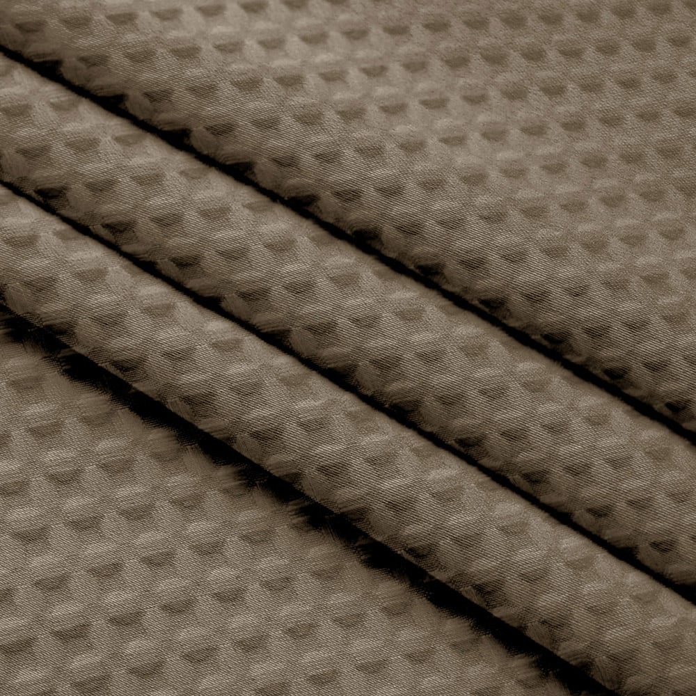 Velosso Waffle Natural Blackout Curtains 229 x 168cm Image 6