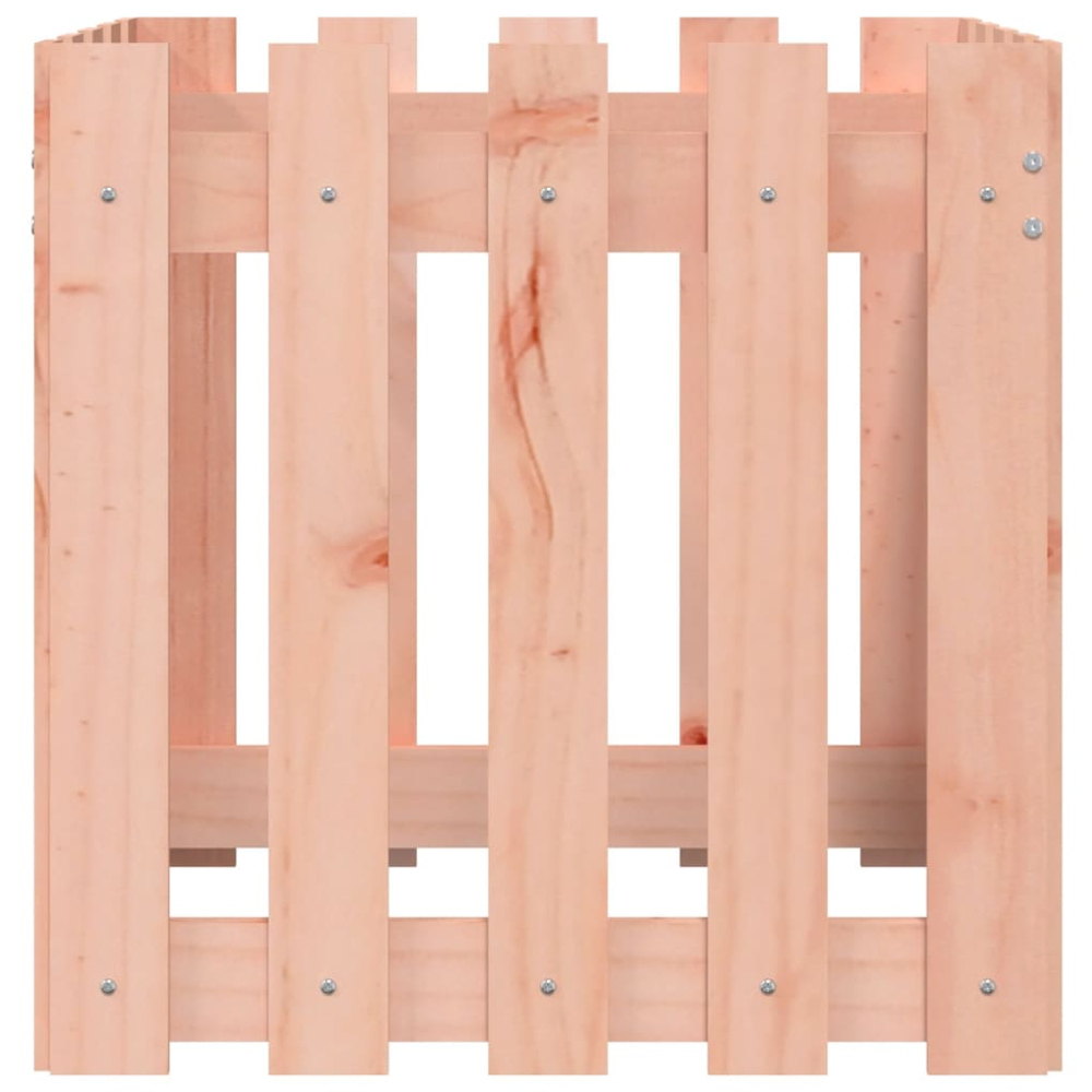 vidaXL Brown Solid Wood Square Garden Planter Box 50 x 50 x 50cm Image 5