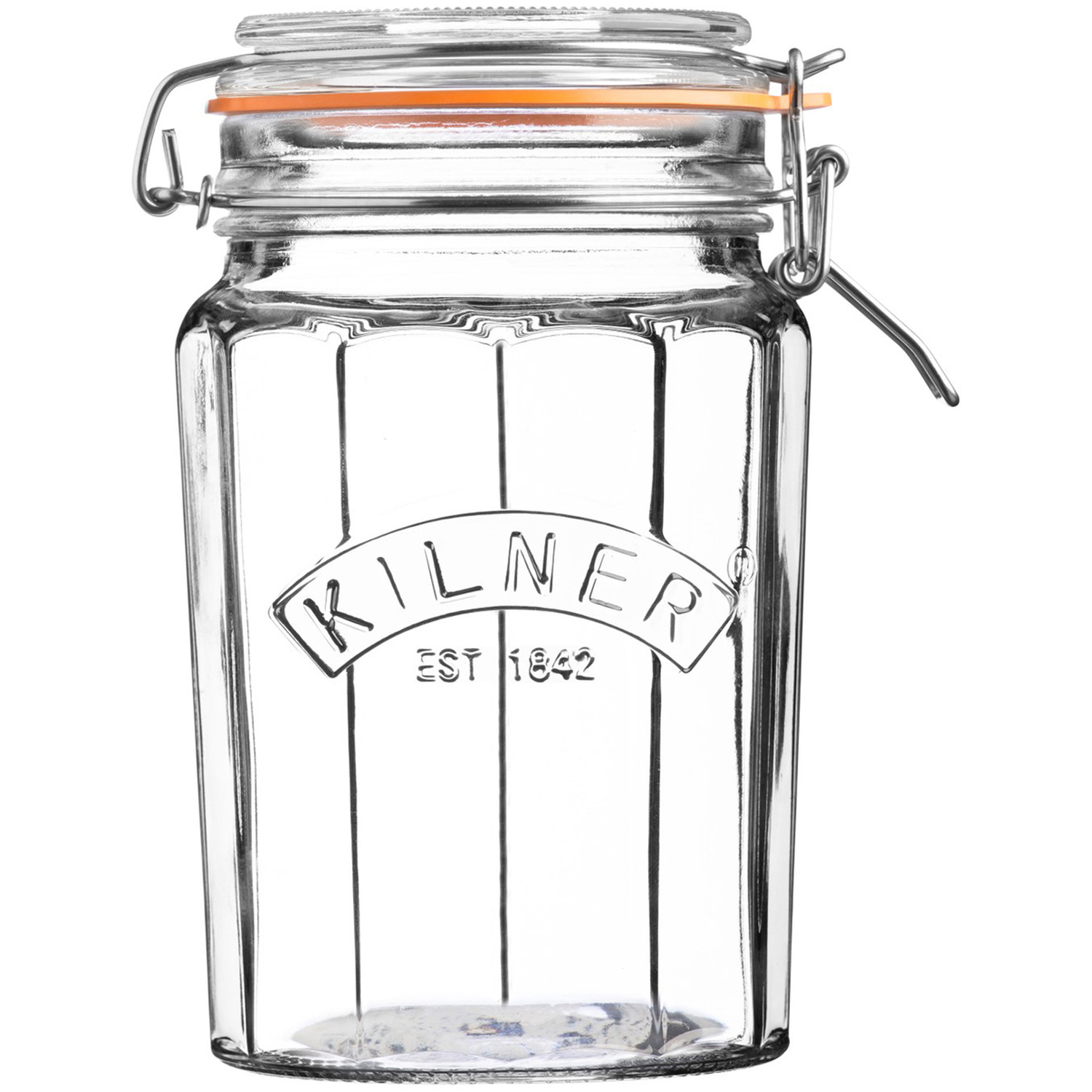 Kilner 950ml Storage Jar with Clip Top Lid Image 1