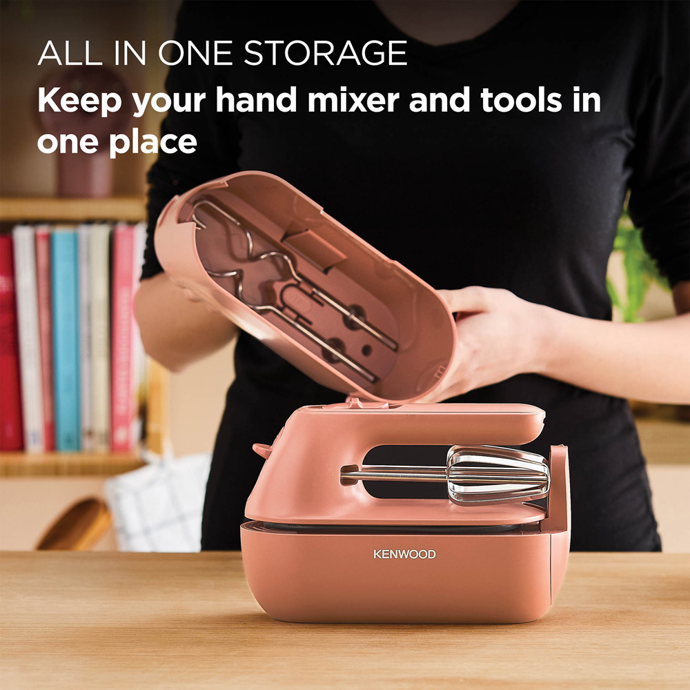 Kenwood KW0014 Clay Red Quickmix Go Hand Mixer 350W Image 5