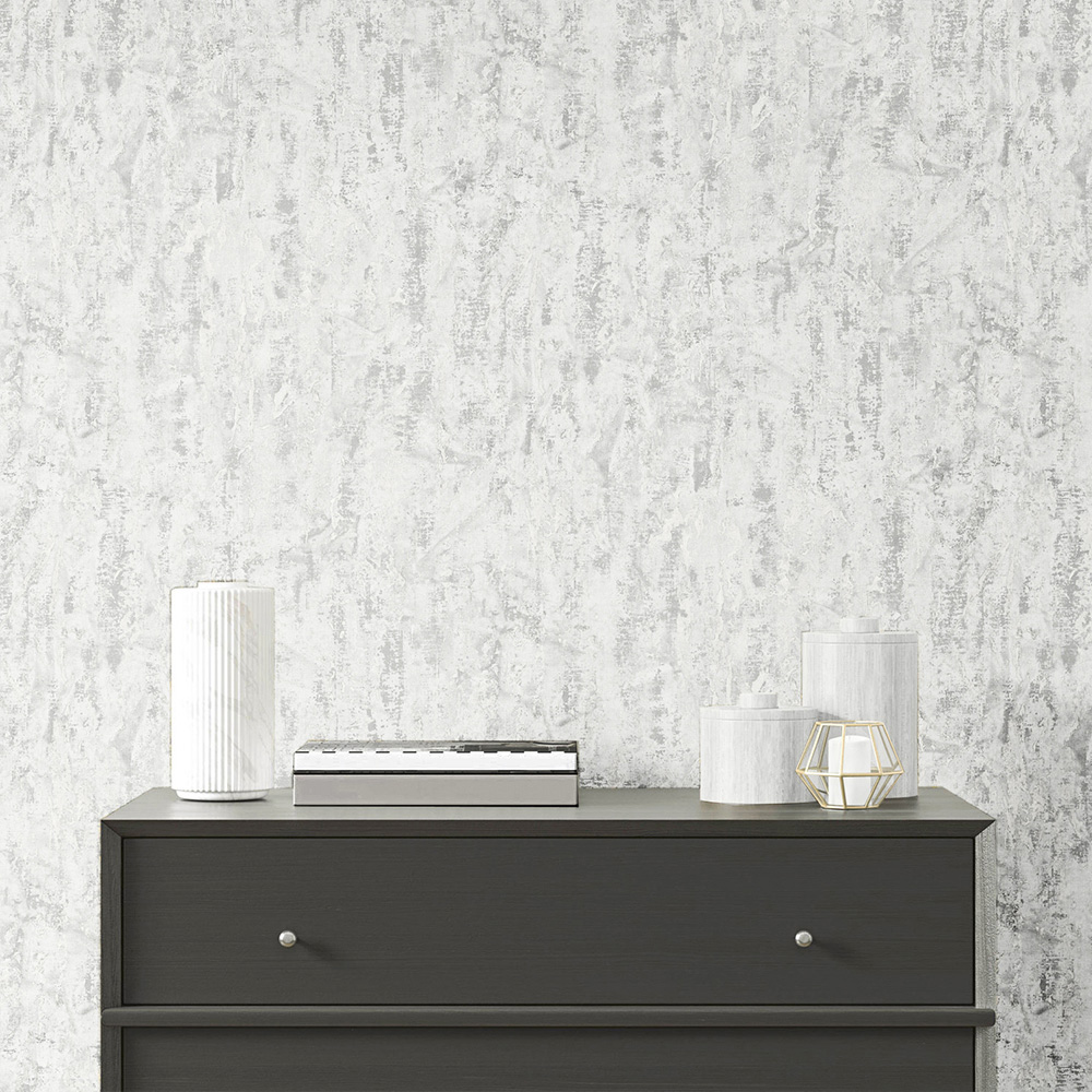 Muriva Piero Texture Grey Wallpaper Image 4