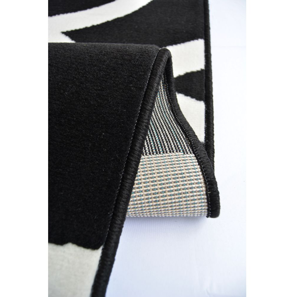 Homemaker Maestro Squiggle Black Rug 200 x 290cm Image 5