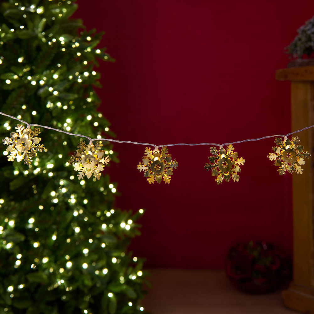 10 LED Christmas Character String Lights Image 3