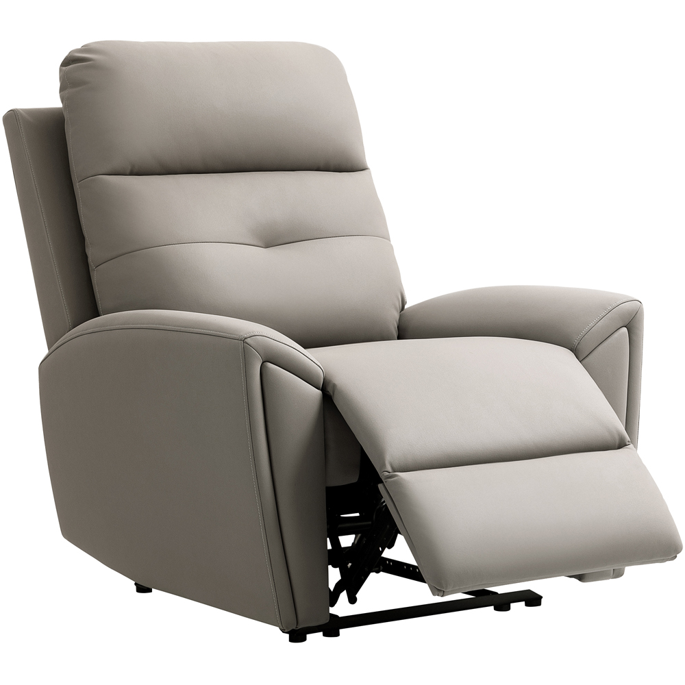 HOMCOM Grey Manual Recliner Armchair Image 2