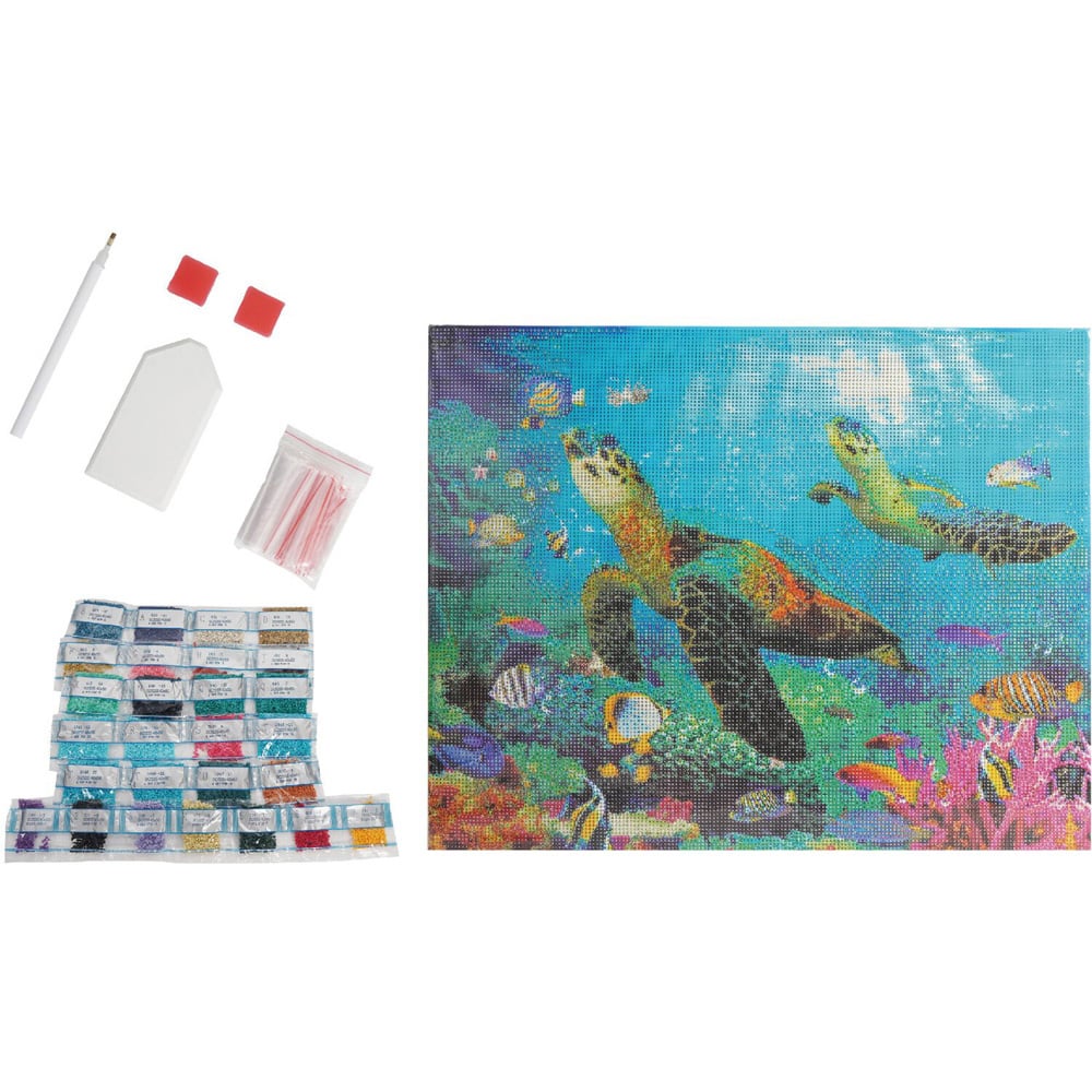 Art Studio Make Your Own Animal Crystal Canvas Kit 3 Pack Image 4