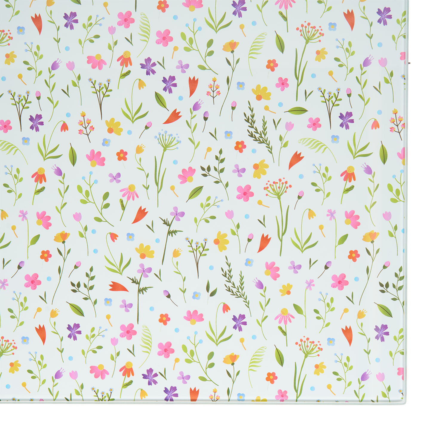 Wildflower Glossy Glass Worktop Saver Image 3