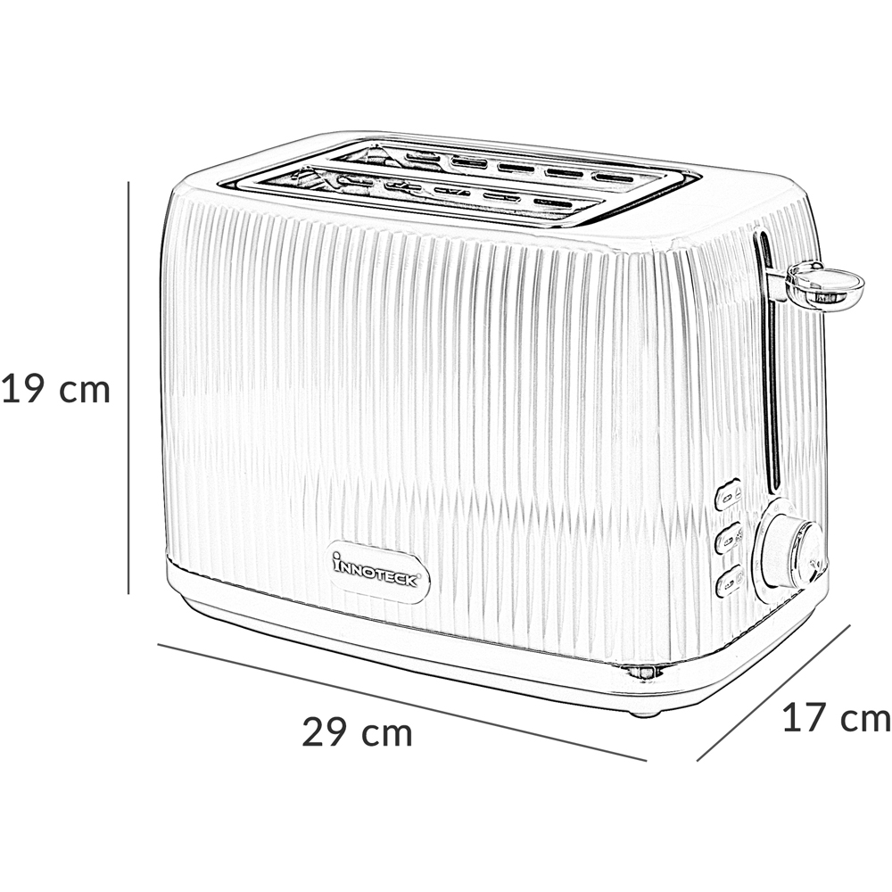 Innoteck Kitchen Pro Green 2 Slice Toaster 800W Image 7