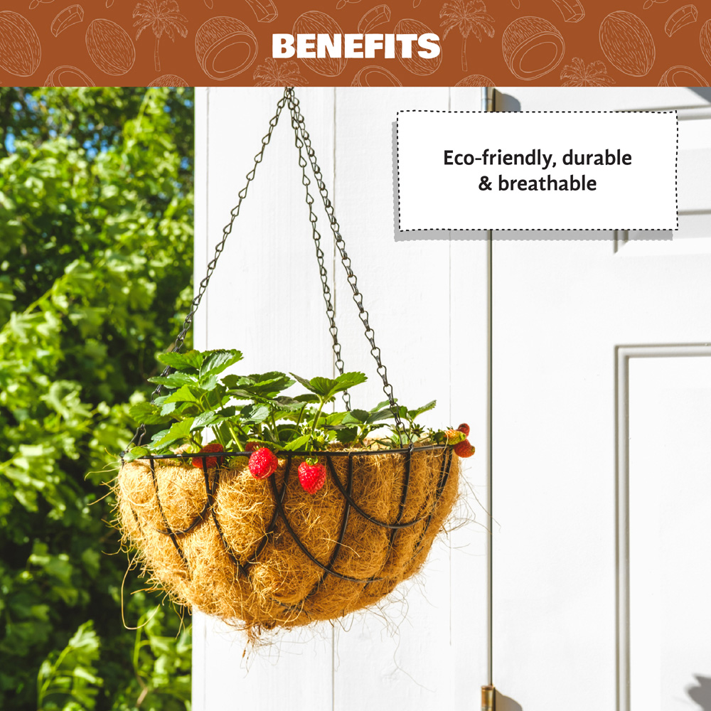 Coco & Coir Coco Basket Liner 40cm Image 3