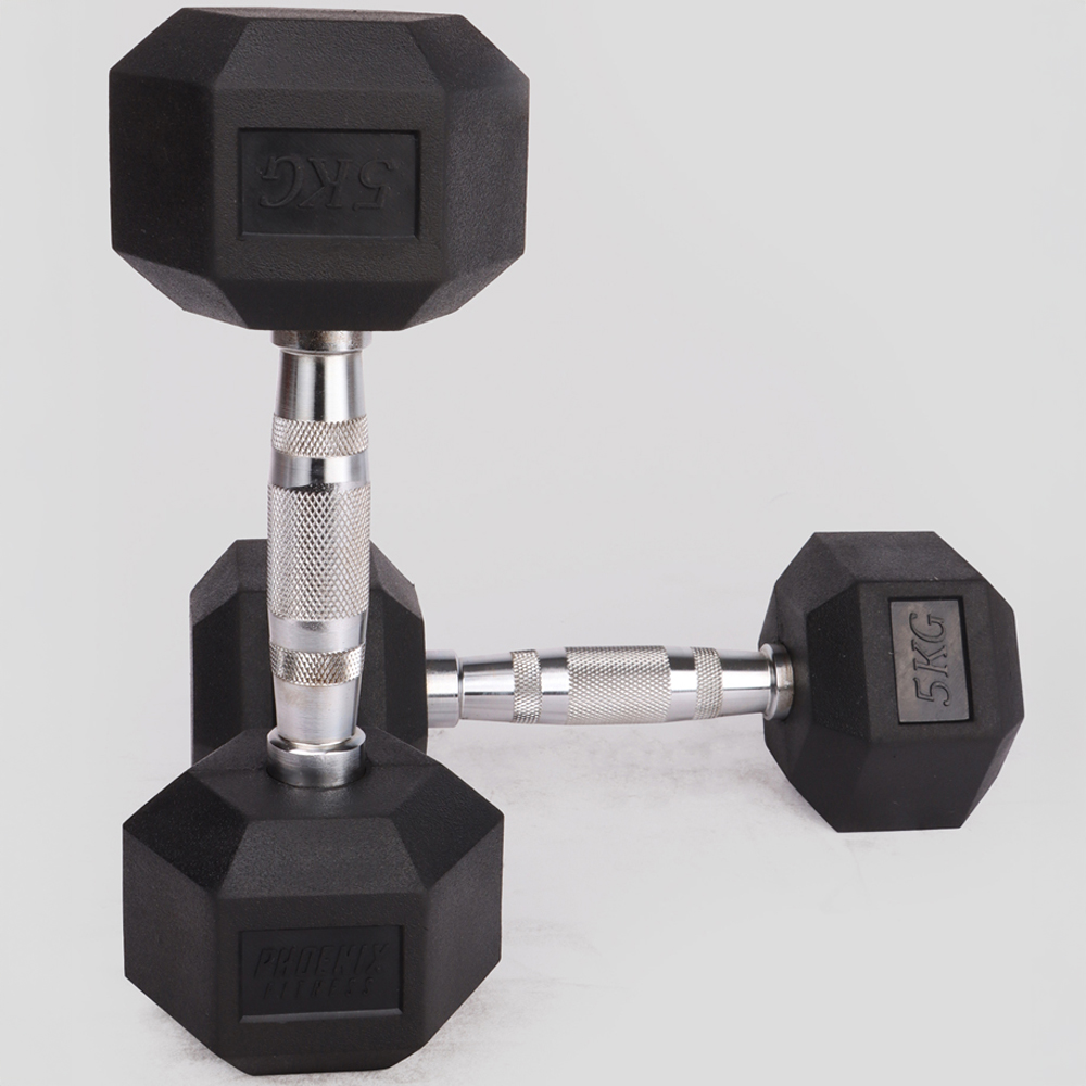 Phoenix Hexagonal Dumbbell Pair 5kg Image 3