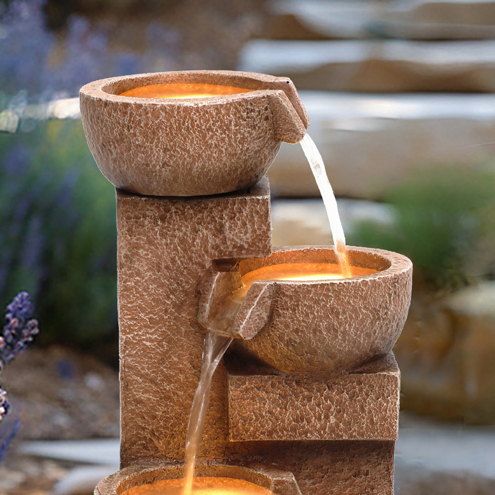 Charles Bentley Danube Mains Powered Cascading Water Feature Image 8