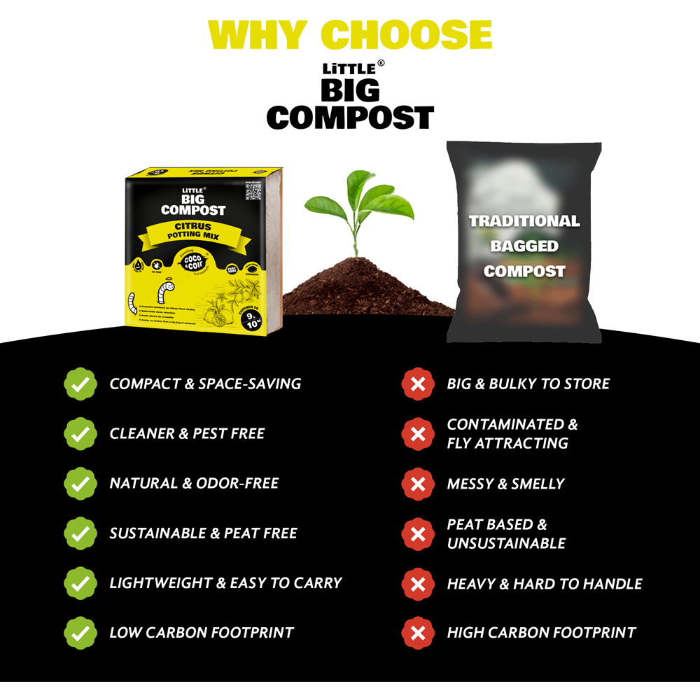 Coco & Coir Little Big Compost Citrus Compost 9L Image 6