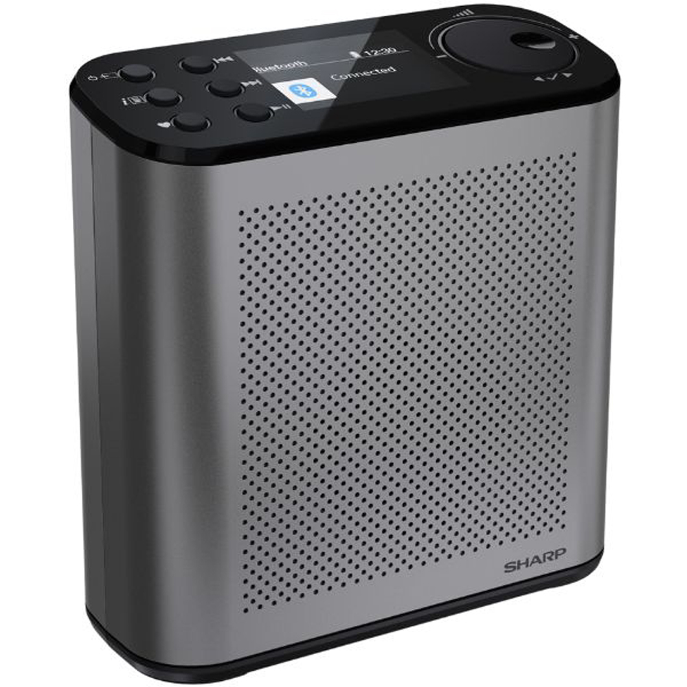 SHARP Osaka DR-P530 GY Storm Grey Portable Mono DAB+ Radio Image 3