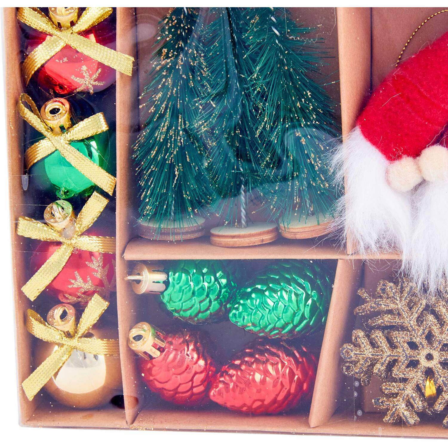 Pack of 24 Traditional Baubles Image 3
