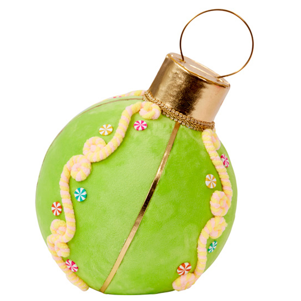 Marco Paul Green Christmas Bauble Ornament Image 1