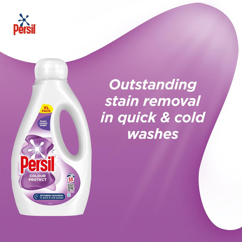 Persil Colour Protect Liquid Detergent 53 Washes 1.54L 2 Pack Image 6