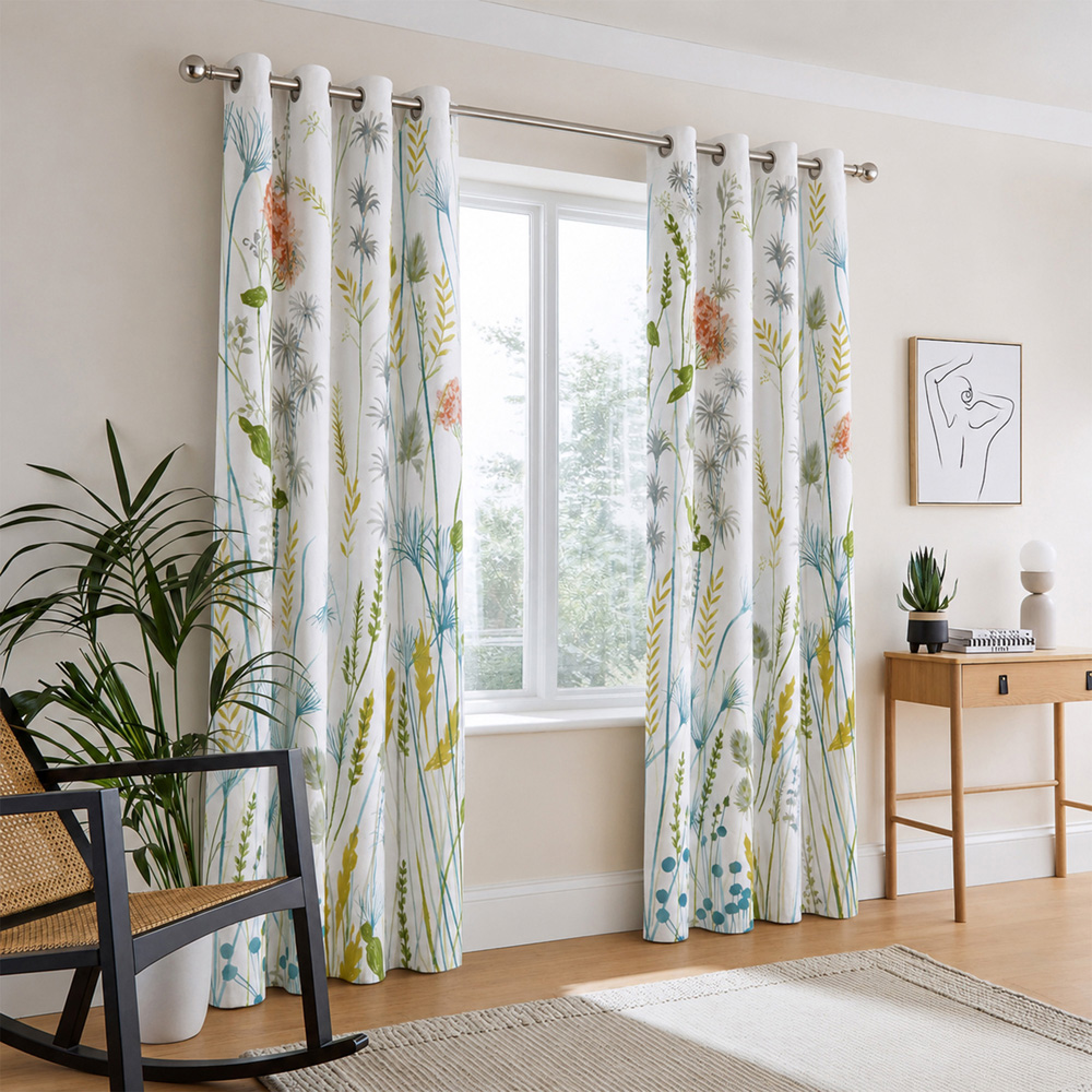 Florelle Bloomfield Ringtop Curtains 168 x 183cm Image 5