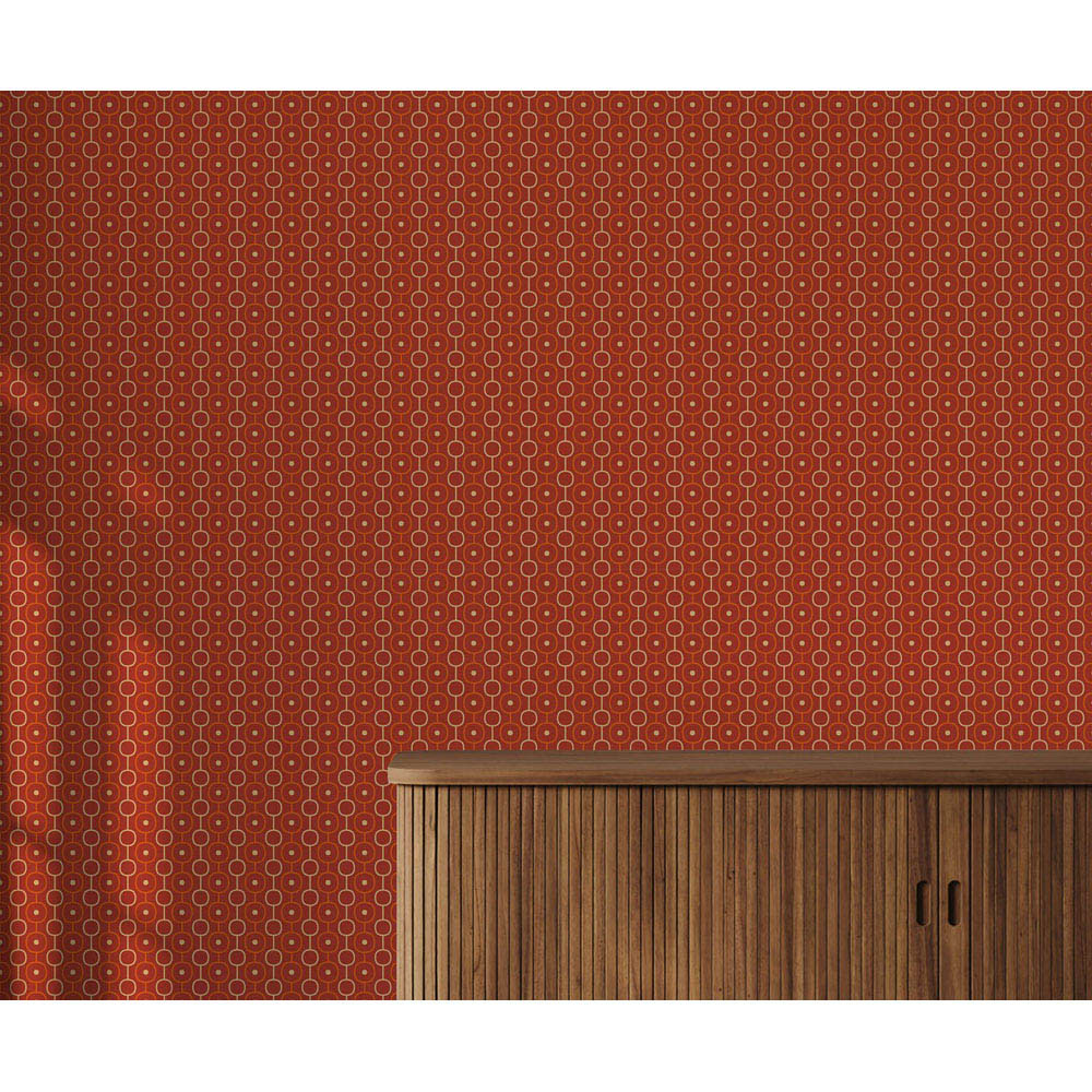 Bobbi Beck Eco Luxury Retro Chain Red Wallpaper Image 2