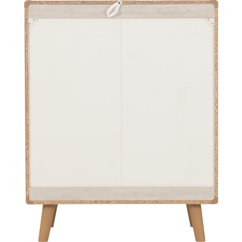 Seconique Dixie 4 Drawer Dusty Grey and White Storage Chest Image 6