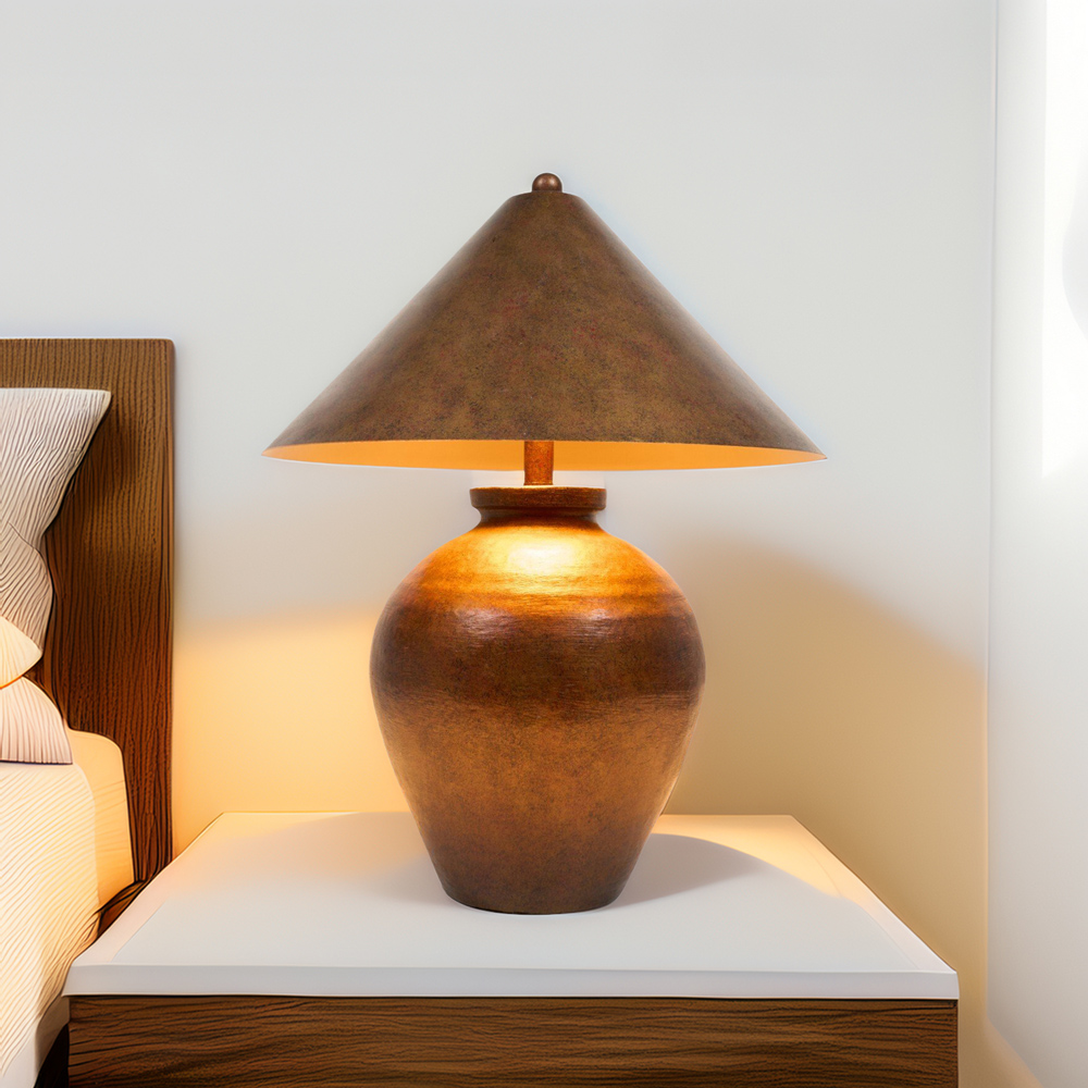 Marley Table Lamp - Brown Image 2