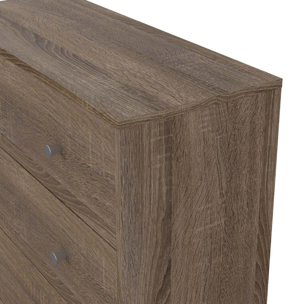 Furniture To Go May 5 Drawer Truffle Oak Chest of Drawers Image 7