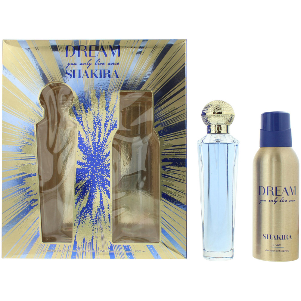 Shakira Dream You Only Live Once Eau de Toilette 80ml 2 Piece Gift Set Image