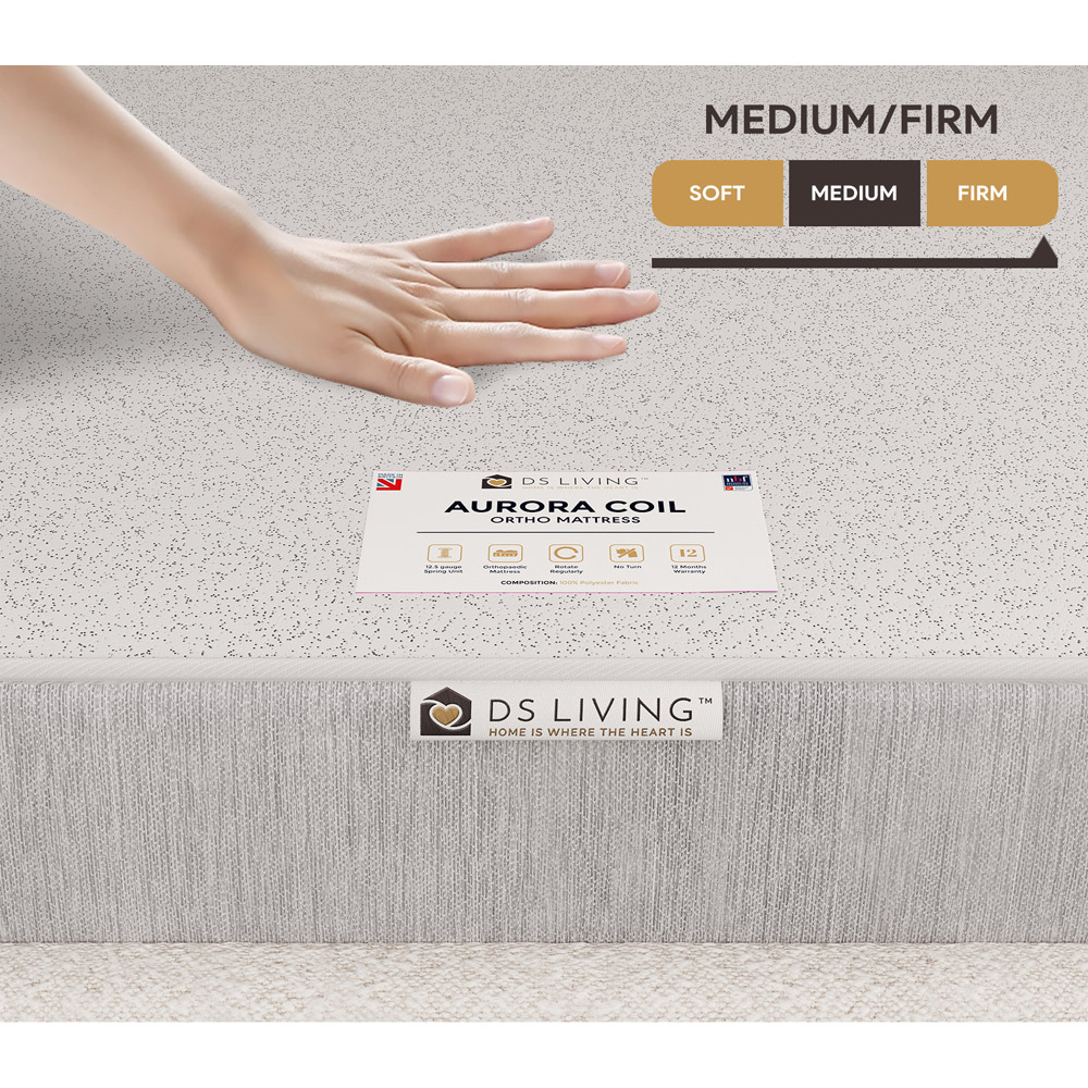 DS Living Aurora Posturetech Single Bonnell Spring Mattress with Firm Comfort Layers Image 5
