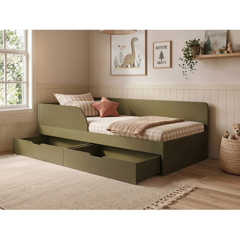 Flair Aris Single Green Montessori Bed Image 4