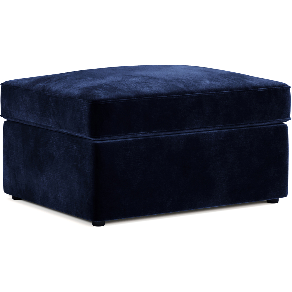 Jay-Be Royal Luxe Velvet Fold-Out Footstool Bed with Comfort Mattress Image 2
