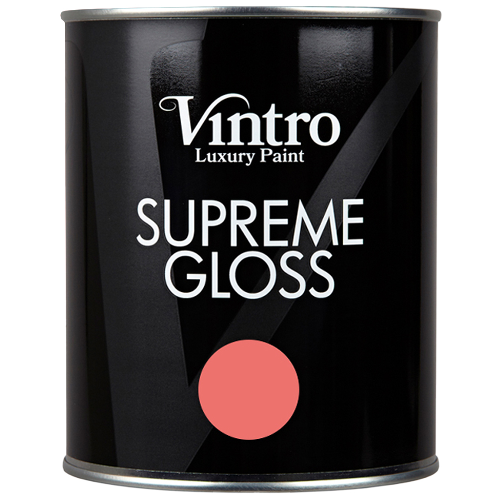 Vintro Paint Walls and Ceilings Marilyns Blush Gloss Paint 1L Image 2