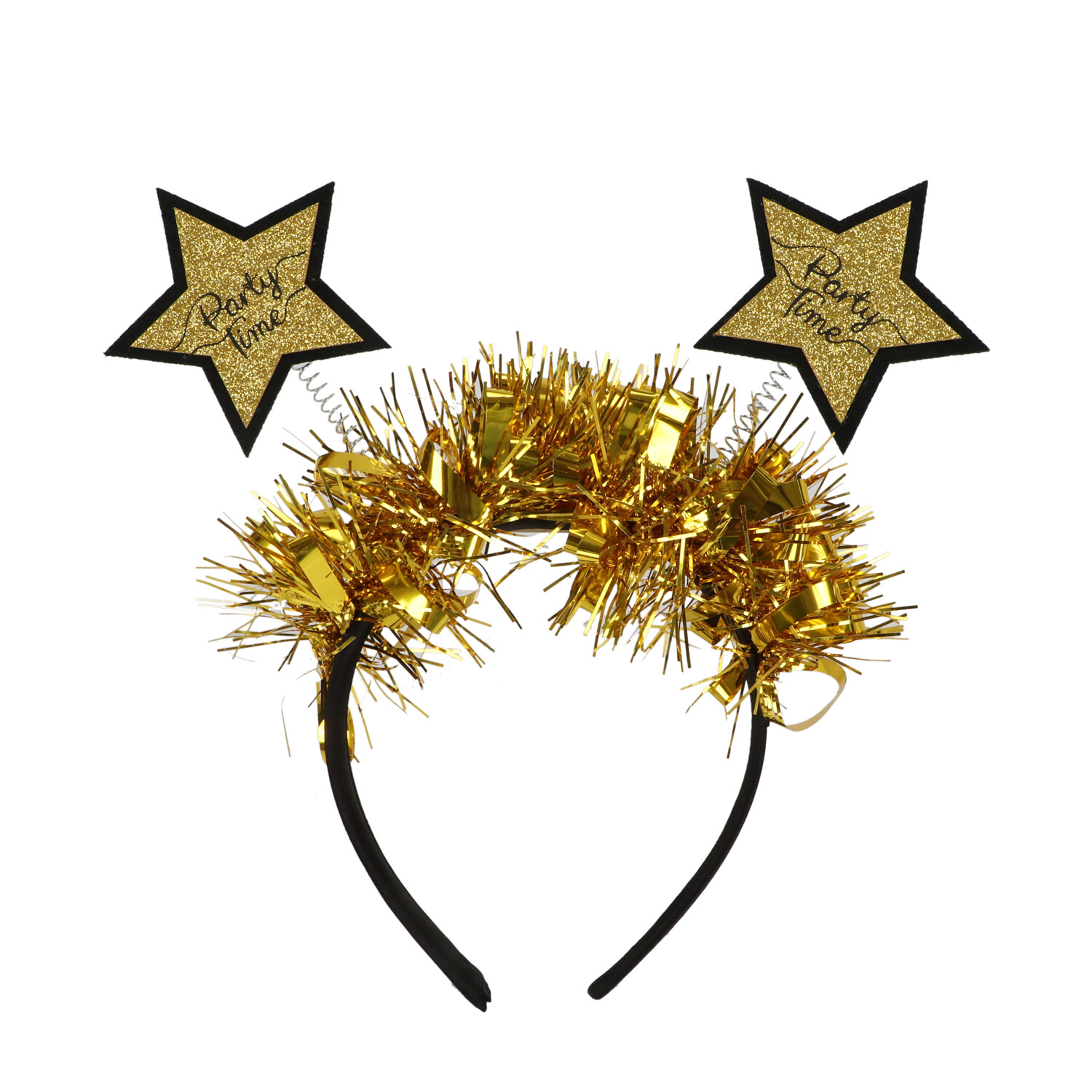 Party Time Bopper Head Band - Gold Image