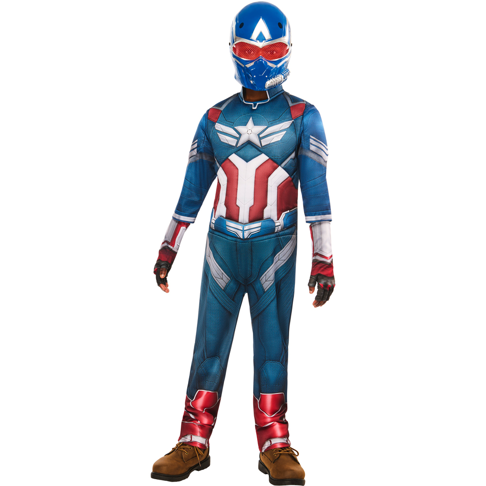 Marvel Deluxe Captain America Costume Age 11 to 12 Years Image 4