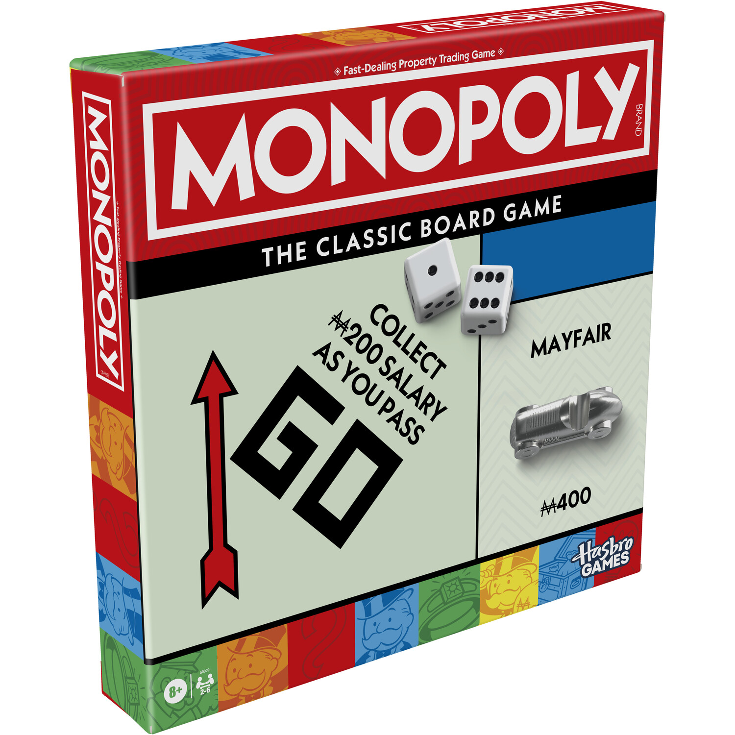 Monopoly Classic Board Game White Image 1