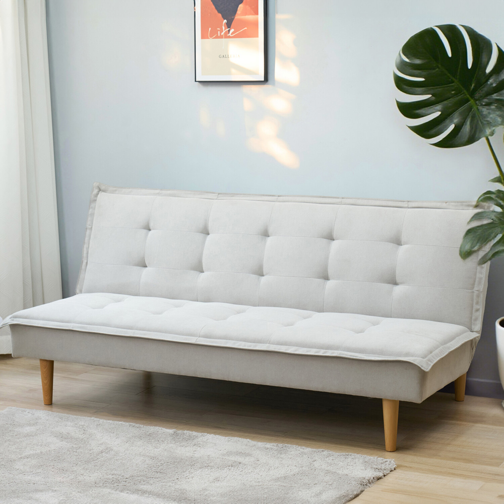 Layla Sofa Bed Light Grey Image 4