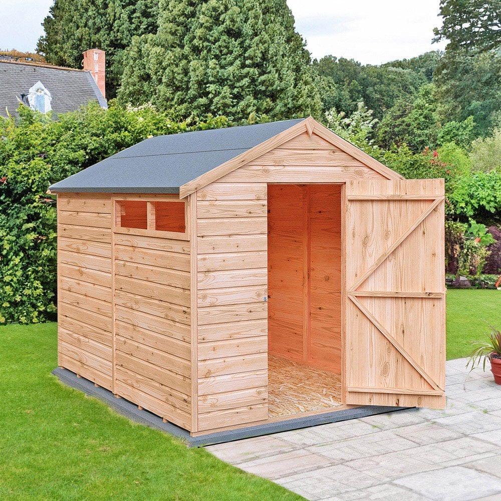 Shire GB Sherburn 8 x 6ft Shiplap Garden Shed Image 2