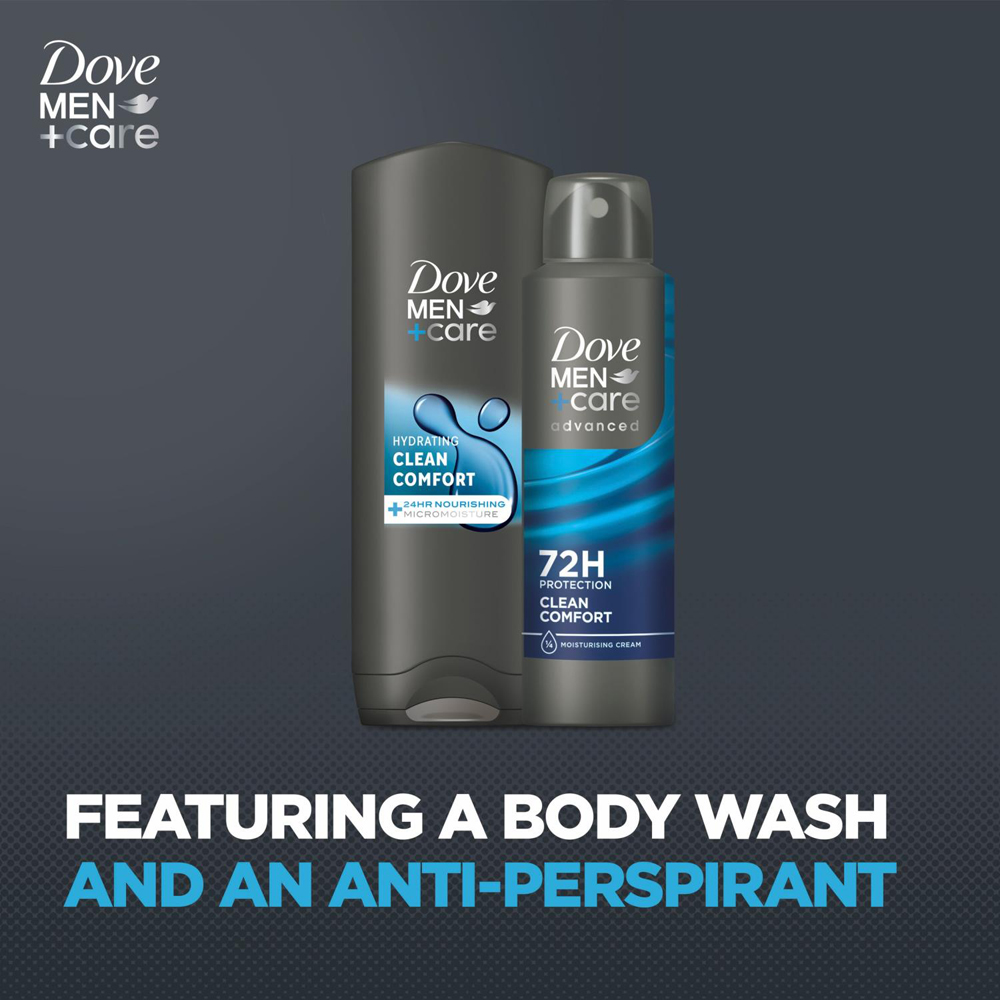 Dove Men+Care Cleanse+Care Duo Gift Set 4 Pack Image 4