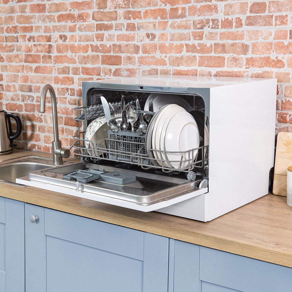 Russell Hobbs RHTTDW6W White 6 Place Setting Table Top Dishwasher Image 7