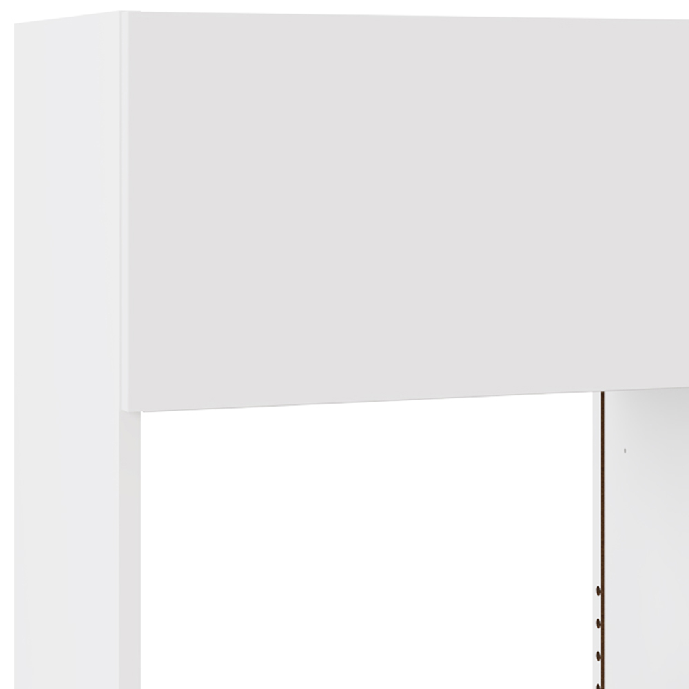 Kitchen Kit Value Slab Matt White Microwave Wall Unit 600mm Image 2