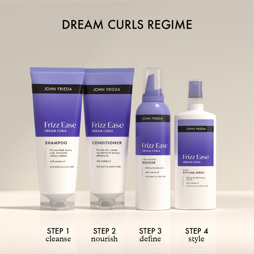 John Frieda Frizz Ease Dream Curls Curl Enhancing Care Conditioner 250ml 6 Pack Image 7