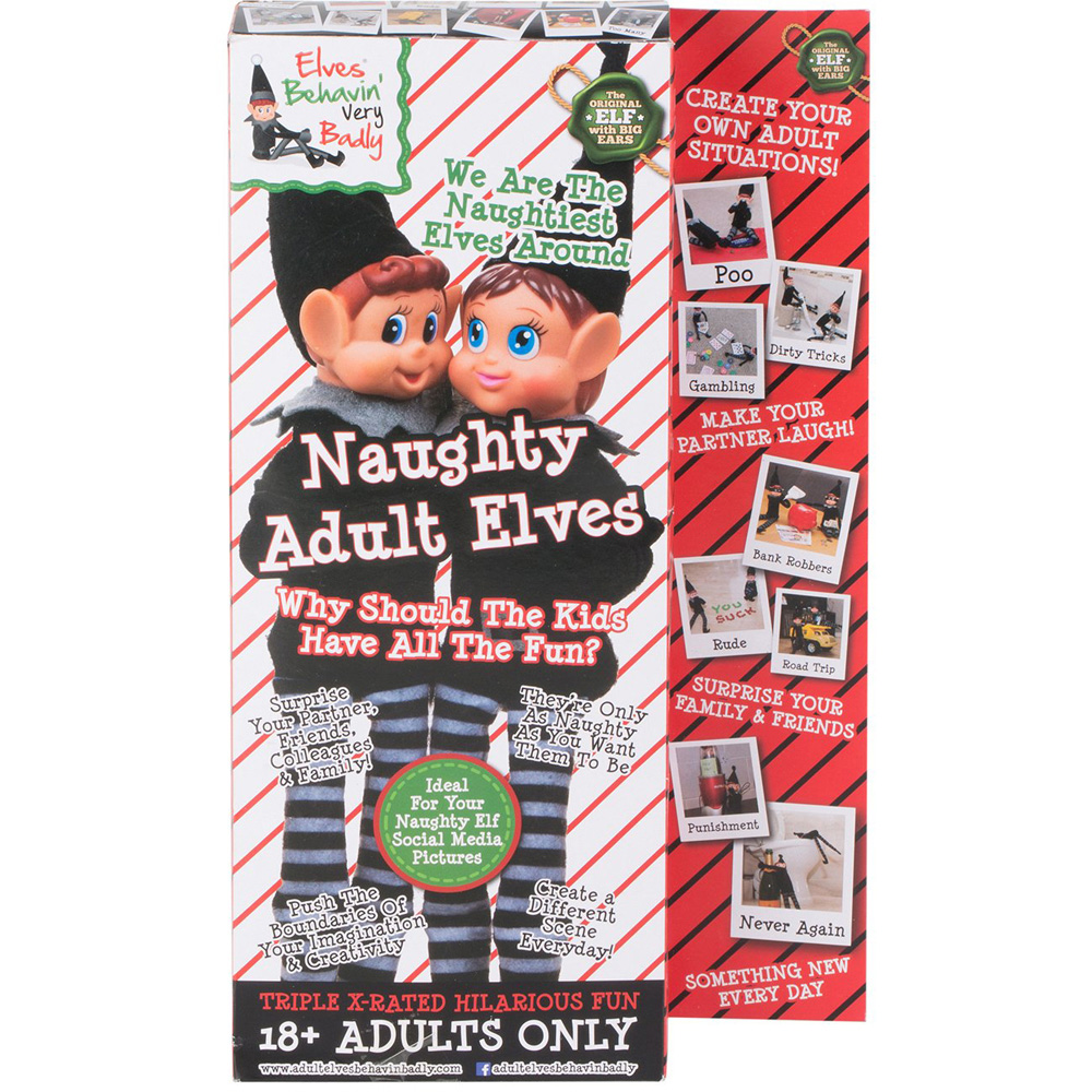 Adult Black Naughty Elves Image 3