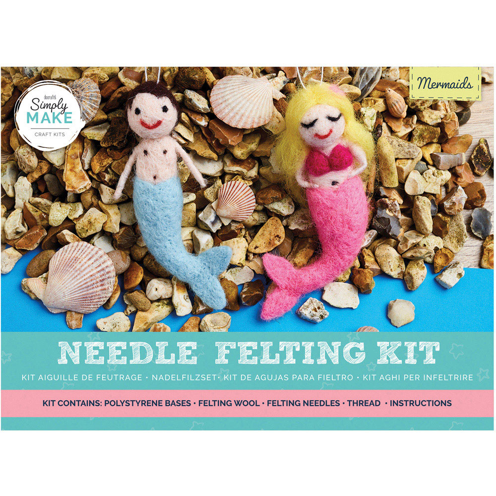 Simply Make Mermaids Needle Felting Kit Image 1