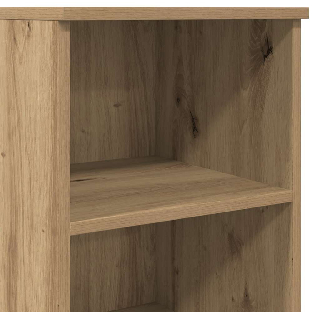 vidaXL Single Door 2 Shelf Artisan Oak Highboard Image 8