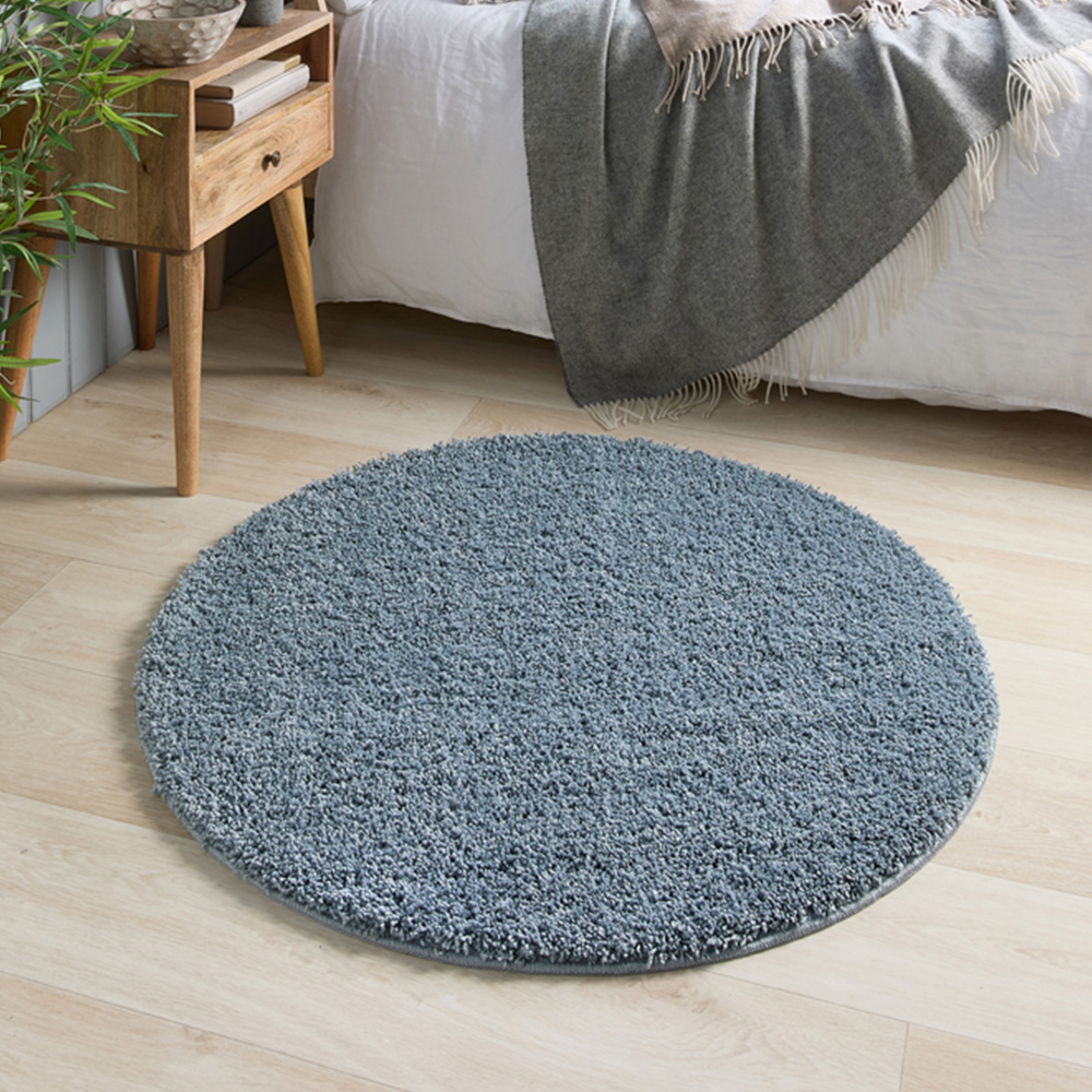 My Rug Denim Round Rug 100cm Image 2