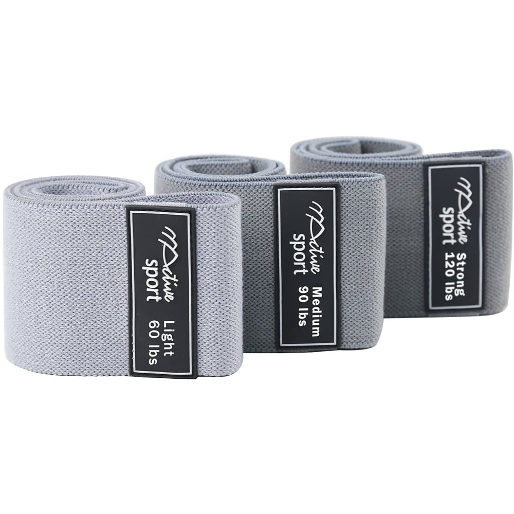 Pack of Three Active Sport Cotton Resistance Bands Wilko