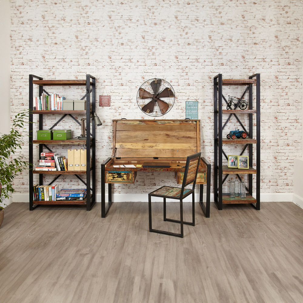 Baumhaus Urban Chic 2 Drawer Flip Top Dressing Table Image 6