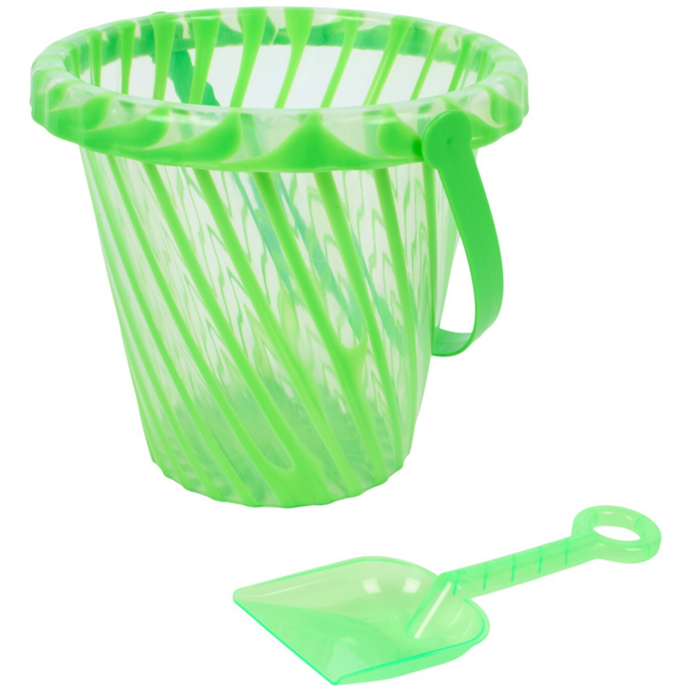 Transparent Marble Bucket and Spade Image 3